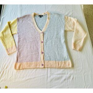 Primark Women's Size Med Pastel Cardigan Coquette Soft Girl Romantic Cozy Ballet